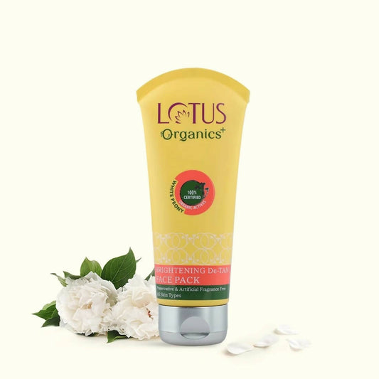 Lotus Organics+ Brightening De-Tan Face Pack