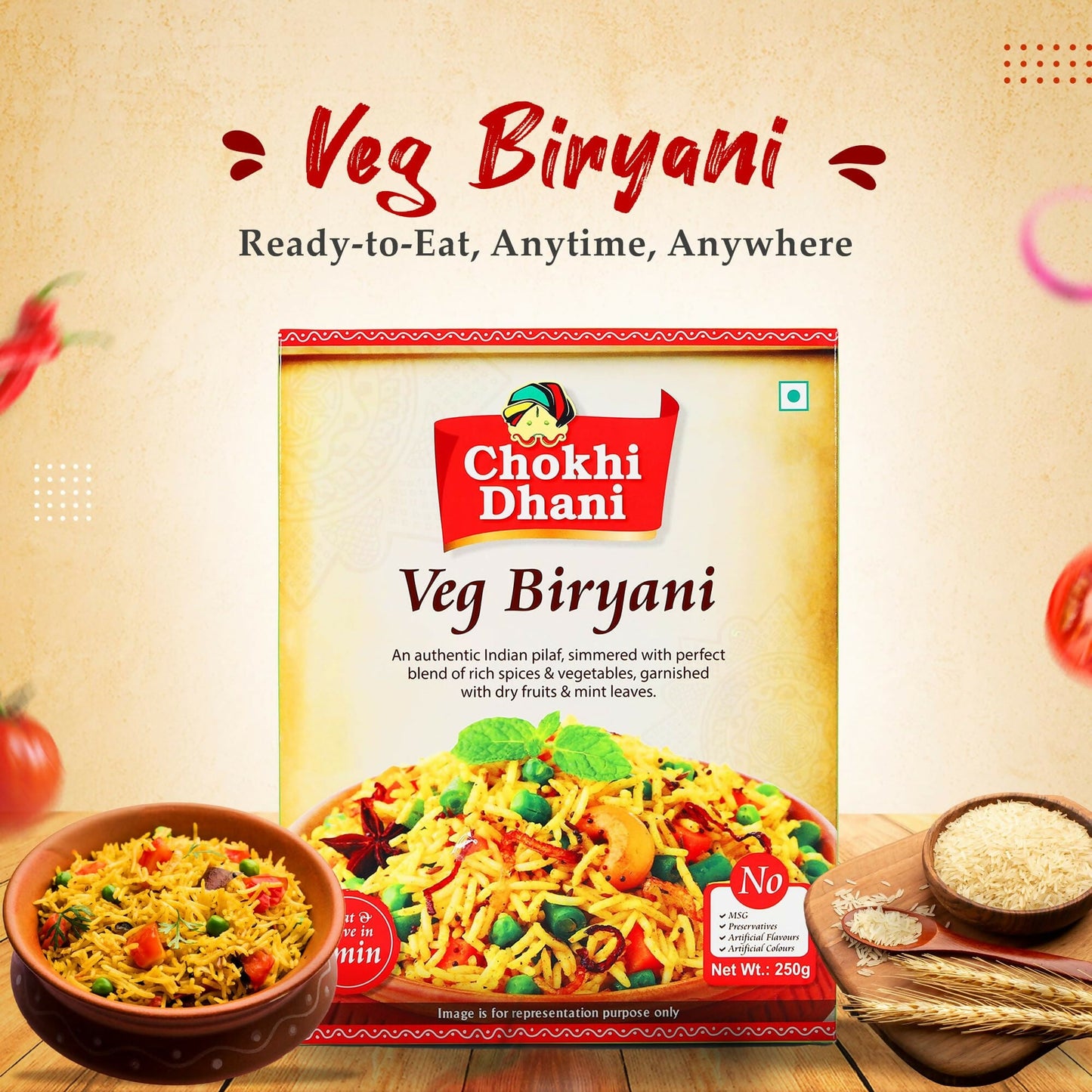 Chokhi Dhani Veg Biryani Instant Premix