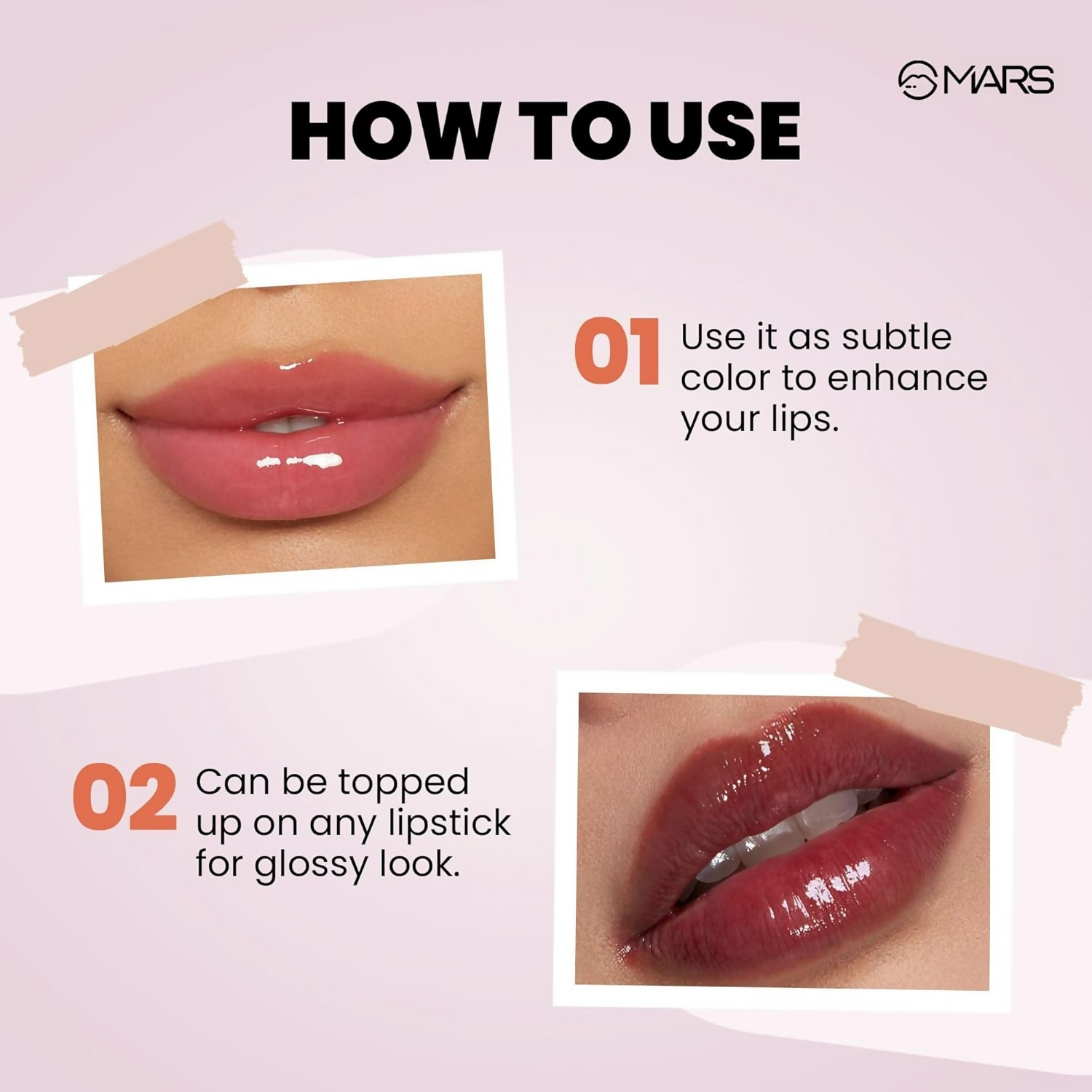 MARS Cosmetics Clear Quartz Tinted Lip Gloss