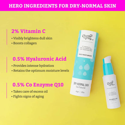 Chemist At Play Dry-Normal Skin Face Moisturizer For Deeply Hydrates & Improves Skin Texture