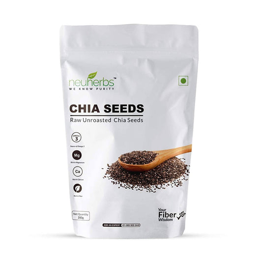 Buy Neuherbs Raw Unroasted Chia Seeds from DrMediCart, Ship from India to USA