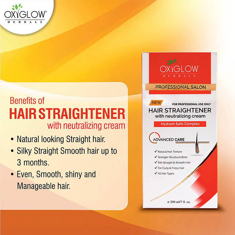 Oxyglow Herbals Professional Hair Straightener And Neutralizer Cream
