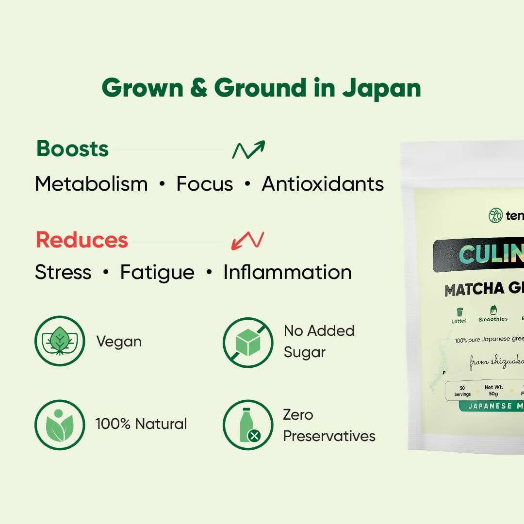 Tencha Pure Japanese Culinary Matcha Green Tea Powder