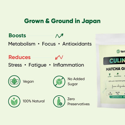 Tencha Pure Japanese Culinary Matcha Green Tea Powder
