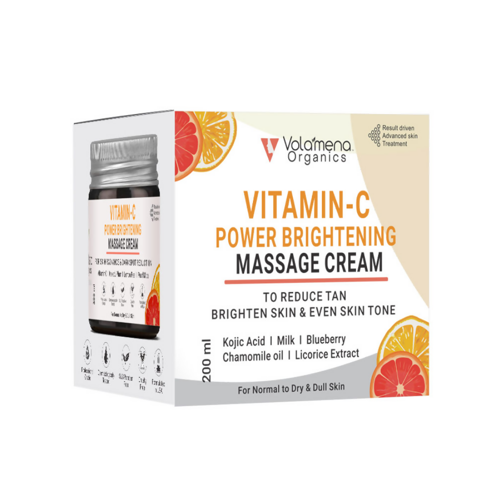 Volamena Organics Vitamin C Power Brightening Massage Cream