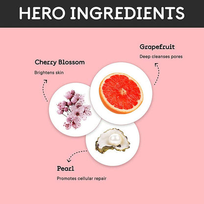 Quench Botanics Mon Cherry Brightening Pink Clay Mask - Korean Skincare