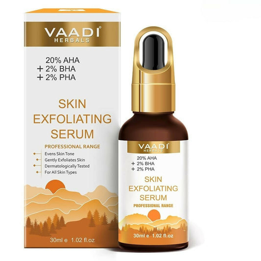 Buy Vaadi Herbals Skin Exfoliating Serum With 20% AHA & 2% BHA & 2% PHA from DrMediCart, Ship from India to USA