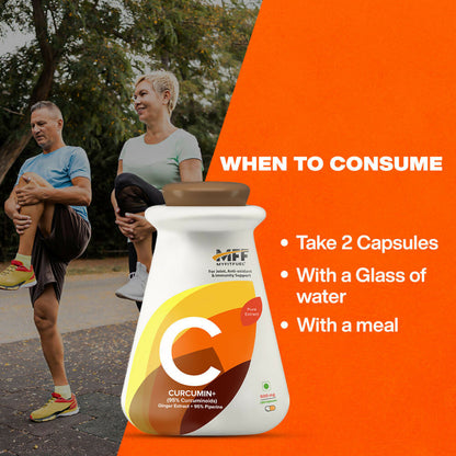 MyFitFuel Curcumin + Ginger Extract + Piperine Capsules