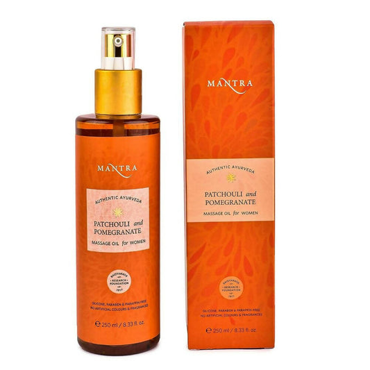 Buy Mantra Herbal Patchouli and Pomegranate Massage Oil from DrMediCart, Ship from India to USA