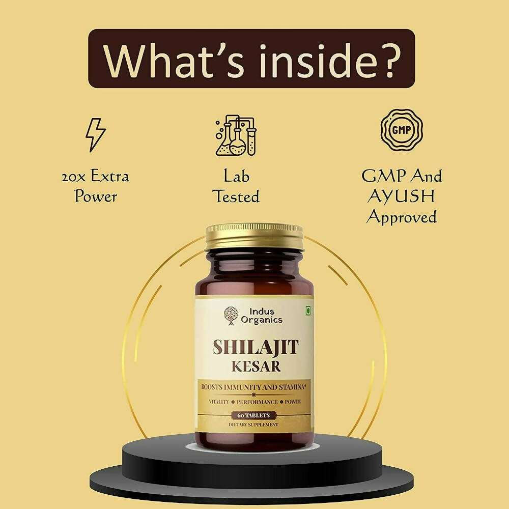 Indus Organics Pure Sj Kesar Tablets