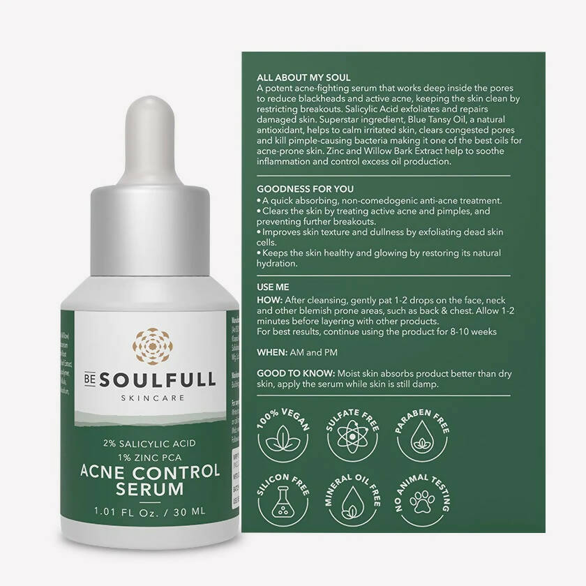 Be Soulfull Acne Control Serum