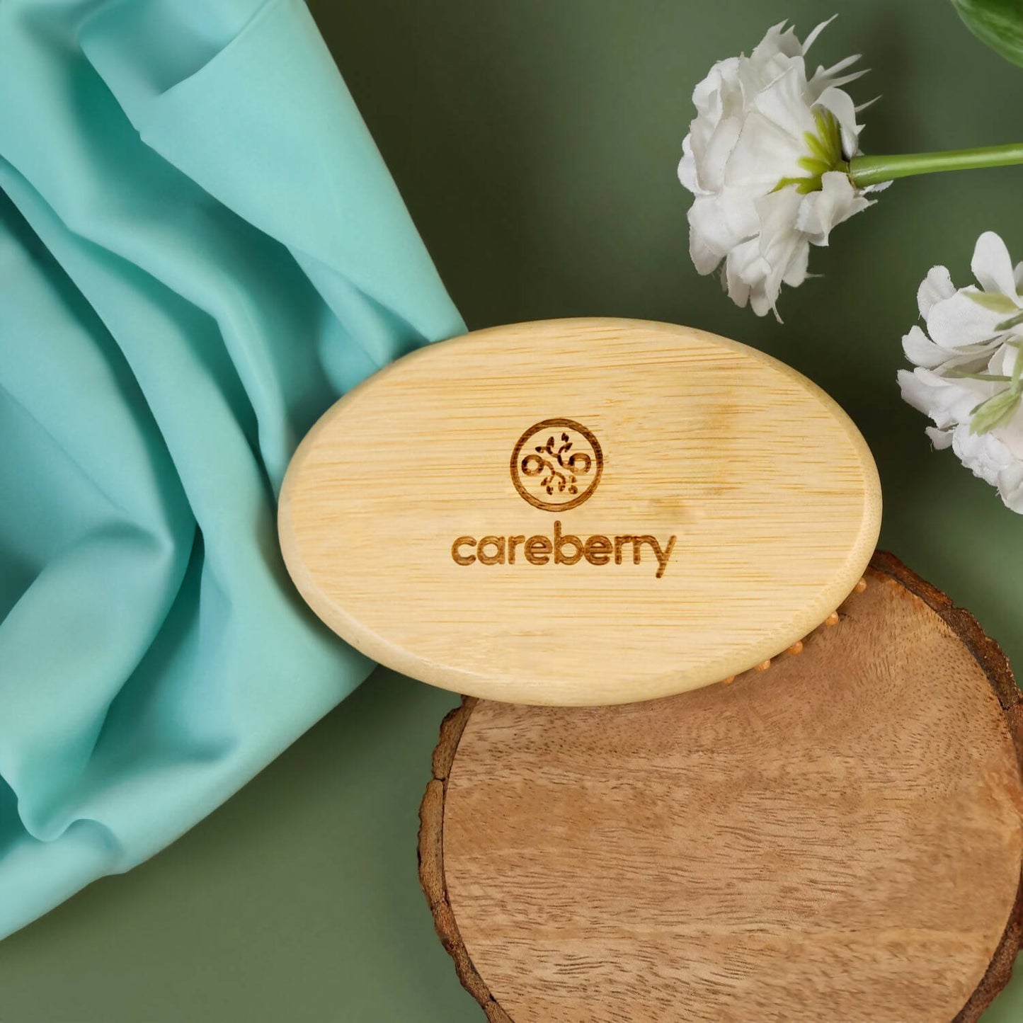 Careberry Bamboo Bliss Mini Hairbrush
