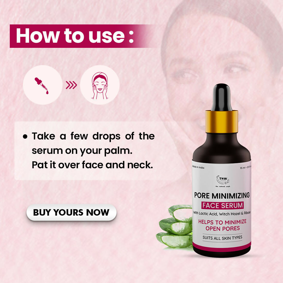 The Natural Wash Pore Minimizing Face Serum