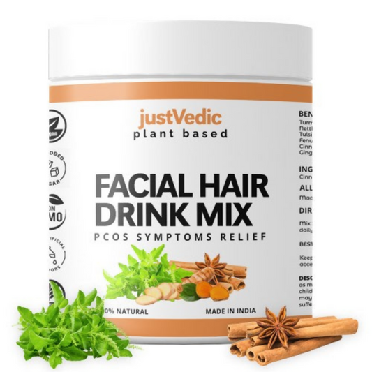 Just Vedic Facial Hair Drink Mix