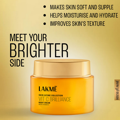 Lakme 9 to 5 Vitamin C+ Night Cream with Vitamin C