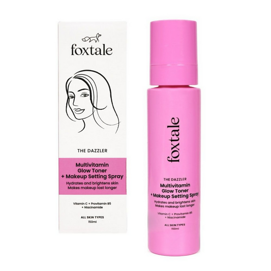 Foxtale The Dazzler Multivitamin Glow Toner + Makeup Setting Spray
