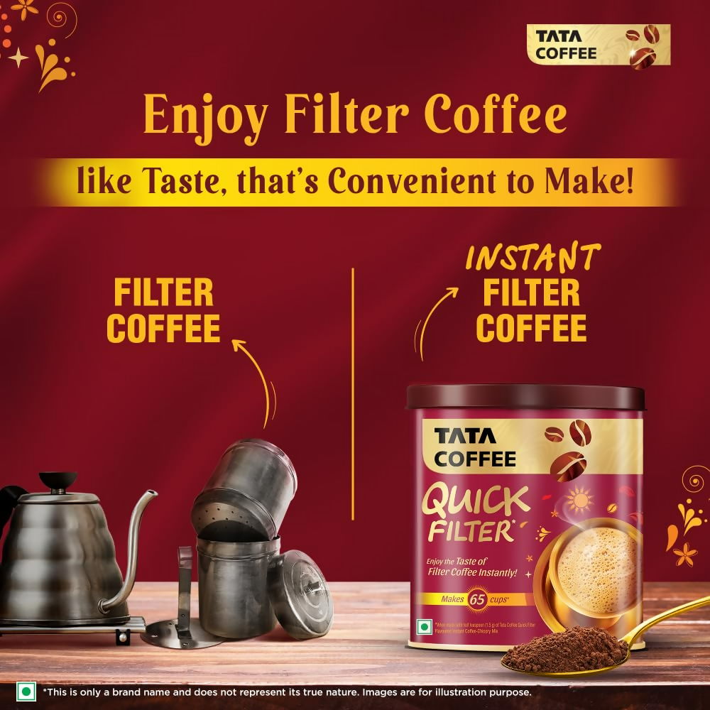 Tata Coffee Quick Filter Coffee Powder Tin