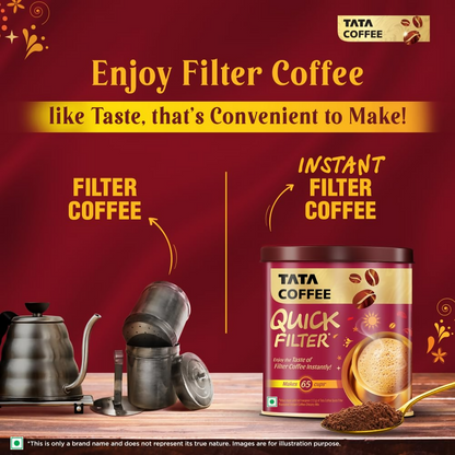 Tata Coffee Quick Filter Coffee Powder Tin