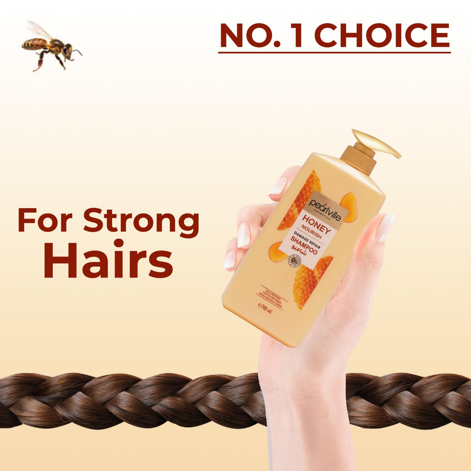 Pearlville Honey Essential Damage Repair Shampoo