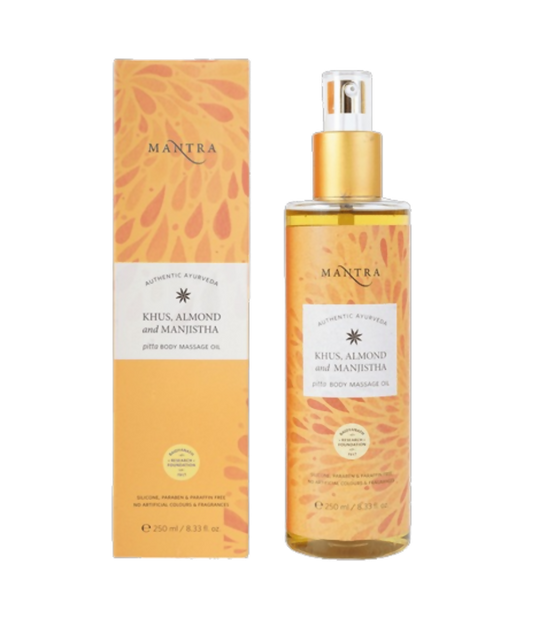 Buy Mantra Herbal Khus, Almond and Manjistha Pitta Body Massage Oil from DrMediCart, Ship from India to USA