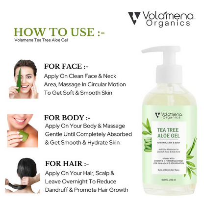 Volamena Tea Tree Aloe Vera Gel