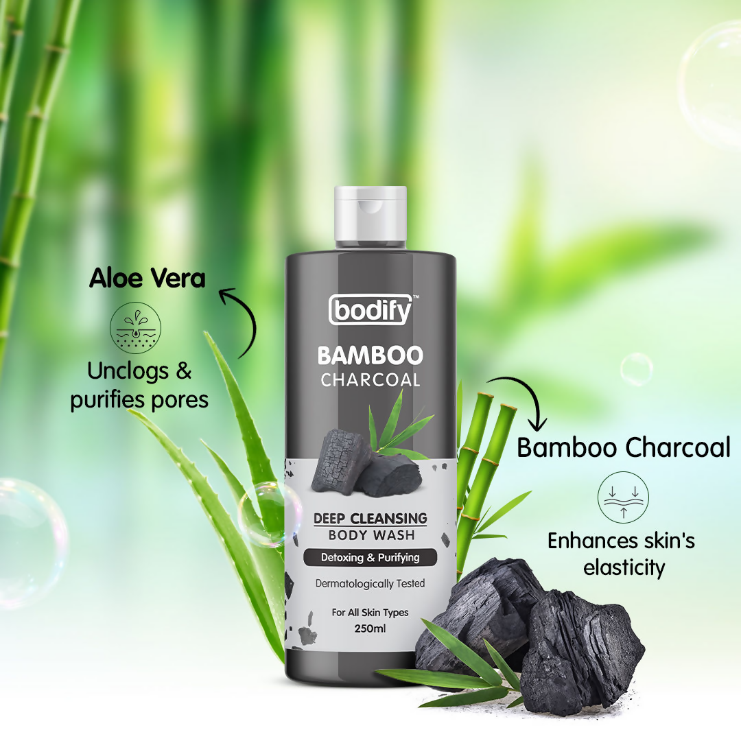 Bodify Bamboo Charcoal Deep Cleansing Body Wash