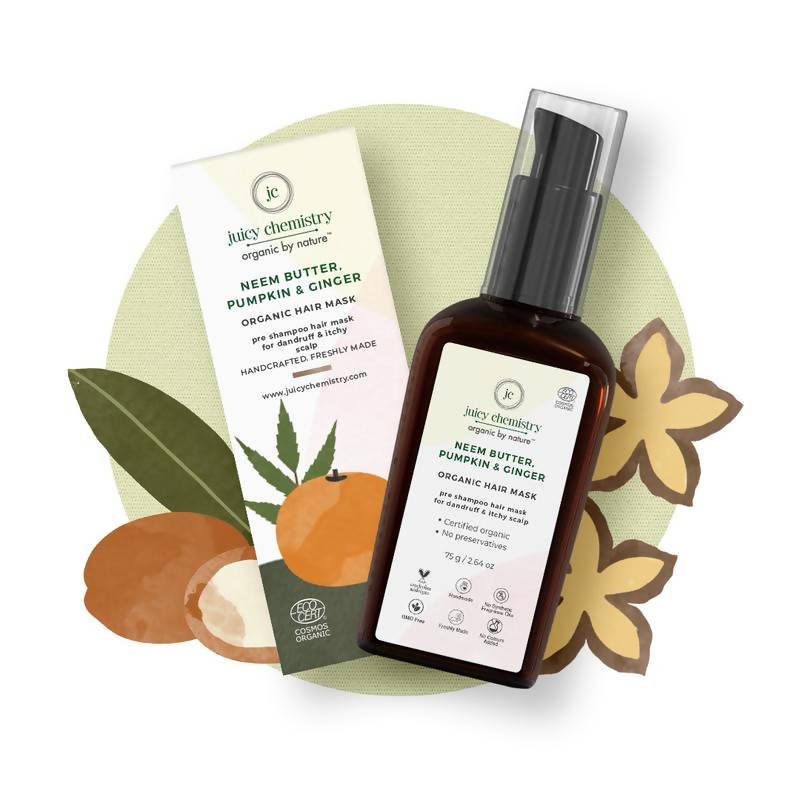 Juicy Chemistry Neem Butter, Pumpkin & Ginger Hair Mask