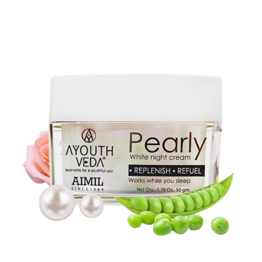 Buy Ayouthveda Pearly White Night Cream from DrMediCart, Ship from India to USA