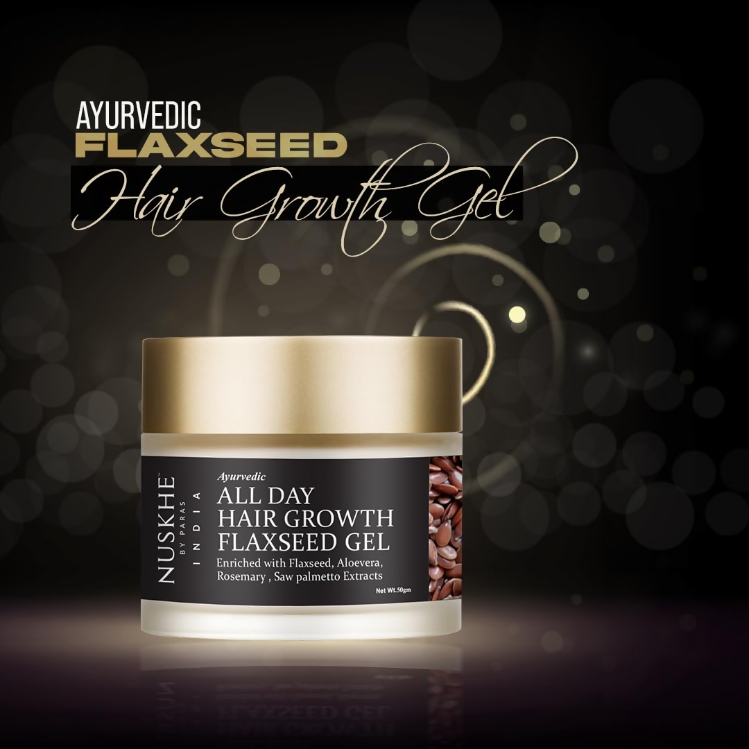 Nuskhe By Paras Ayurvedic All Day Hair Growth Flaxseed Gel
