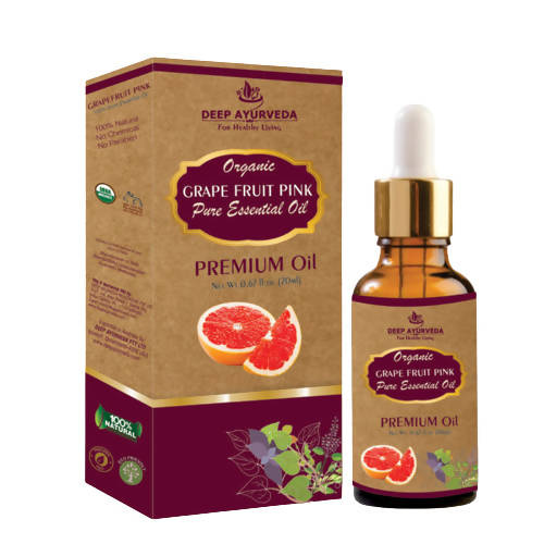 Deep Ayurveda Grape Fruit Pure Essential Oil Pink - DrMediCart