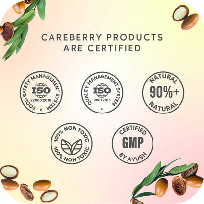 Careberry Moroccon Argan Oil & Silk Proteins Strengthening Conditioner for Strong & Silky Hair - DrMediCart