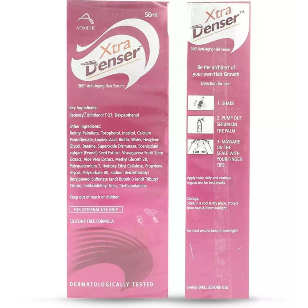 Buy Admiris Xtra Denser Hair Serum from DrMediCart, Ship from India to USA