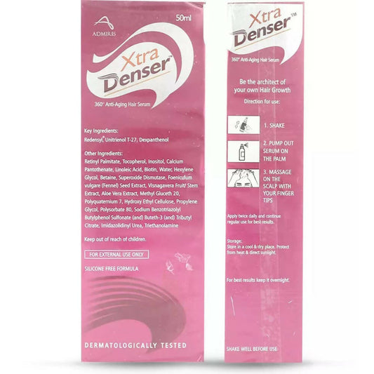 Buy Admiris Xtra Denser Hair Serum from DrMediCart, Ship from India to USA