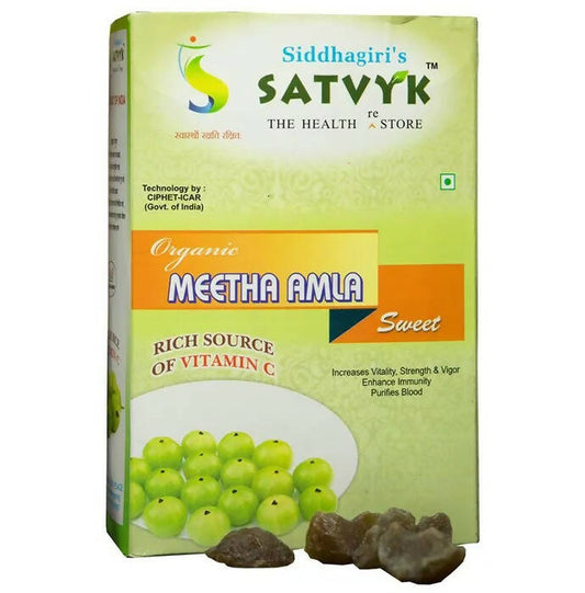 Buy Siddhagiri's Satvyk Organic Amla Meetha Candy from DrMediCart, Ship from India to USA