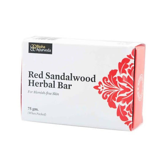 Bipha Ayurveda Red Sandalwood Herbal Bar - DrMediCart
