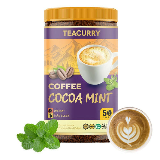 Buy Teacurry Mint Cocoa Coffee - Arabica Freeze Dried Coffee for Instant Hot & Cold Coffee from DrMediCart