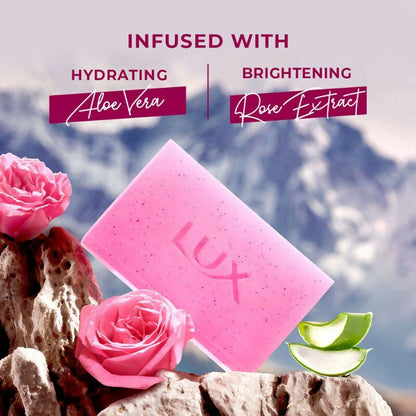 Lux Essence Of Himalayas Rose & Aloe Vera Exfoliating Soap