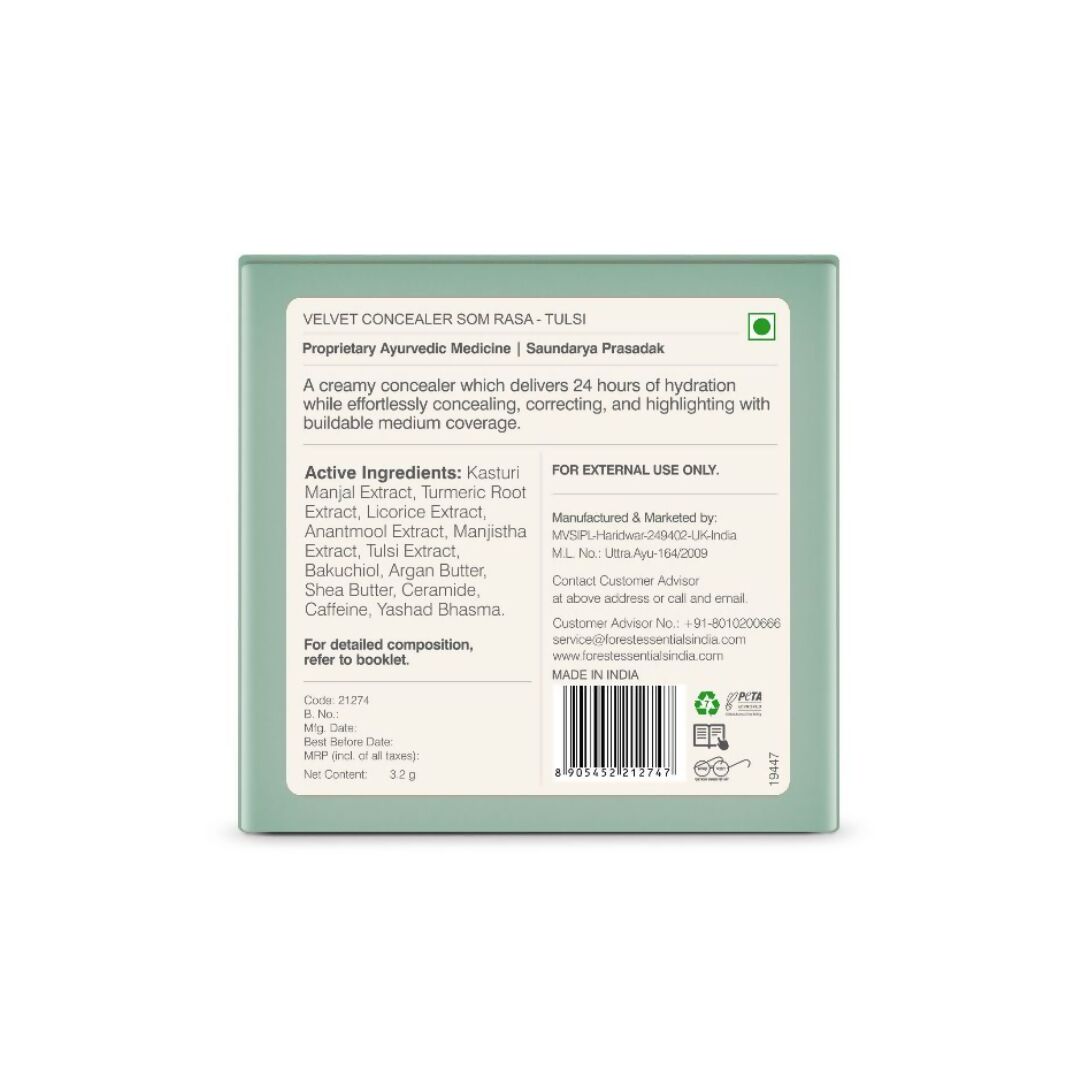 Forest Essentials Som Rasa Velvet Concealer Tulsi - Drmedicart