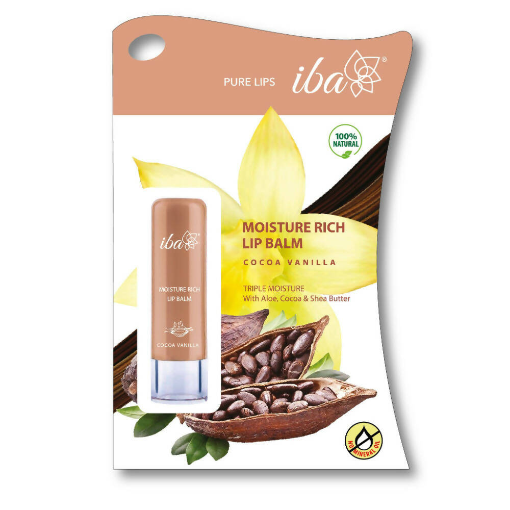 Iba Moisture Rich Lip Balm - Cocoa Vanilla
