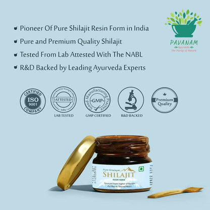 Pavanam Ayurveda Pure Himalayan Sj Resin Form