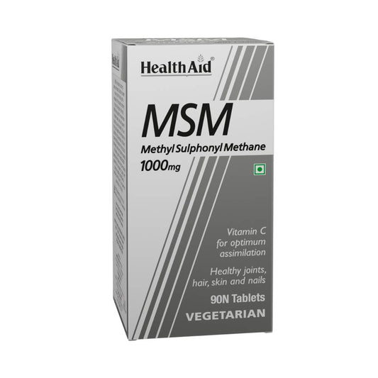 Buy HealthAid MSM 1000 mg Tablets from DrMediCart, Ship from India to USA