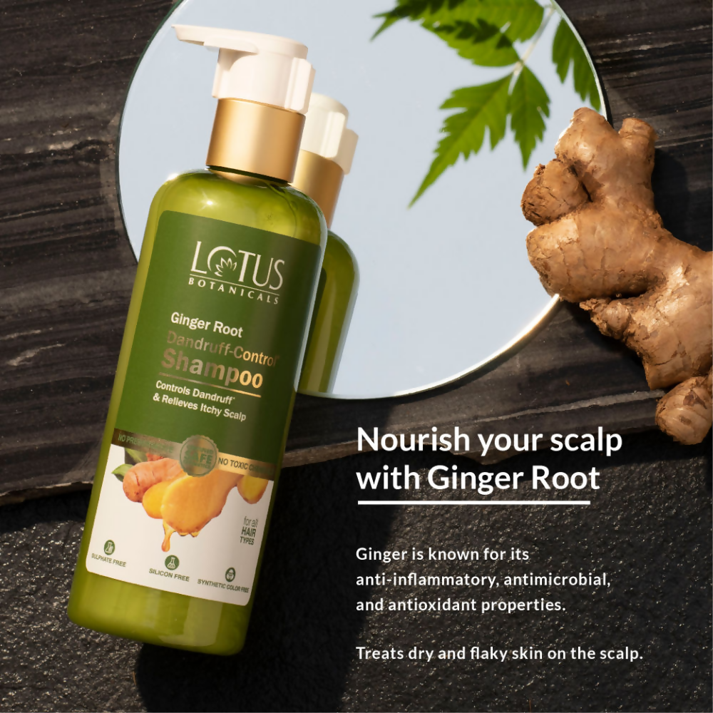 Lotus Botanicals Ginger Root Dandruff-control Shampoo