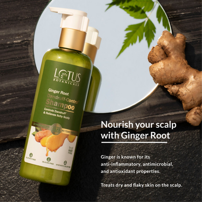 Lotus Botanicals Ginger Root Dandruff-control Shampoo