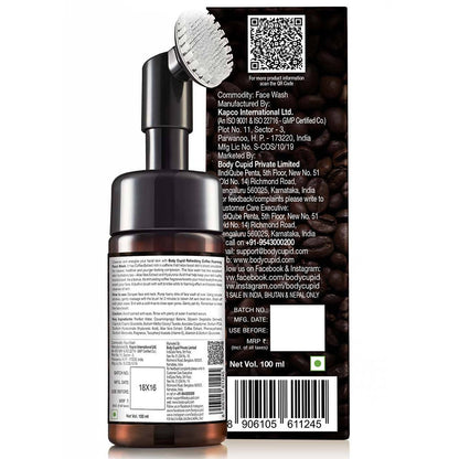 Body Cupid Refreshing Coffee Foaming Face Wash