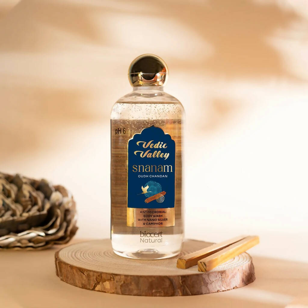 Vedic Valley Mens Long Lasting Hydrating Body Wash Oudh Chandan - DrMediCart
