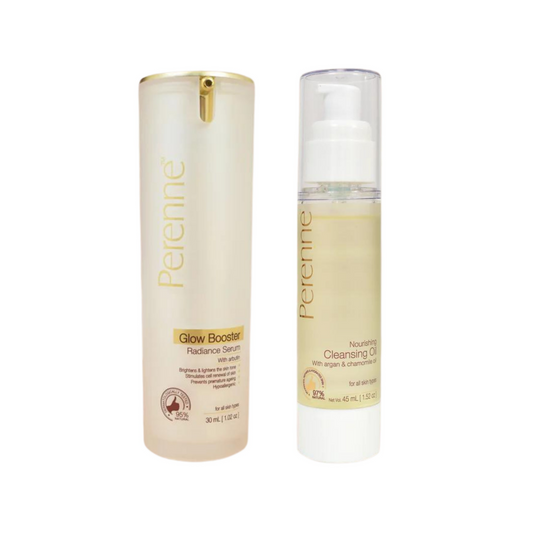 Perenne Skin Restoration Cleansing Oil and Serum
