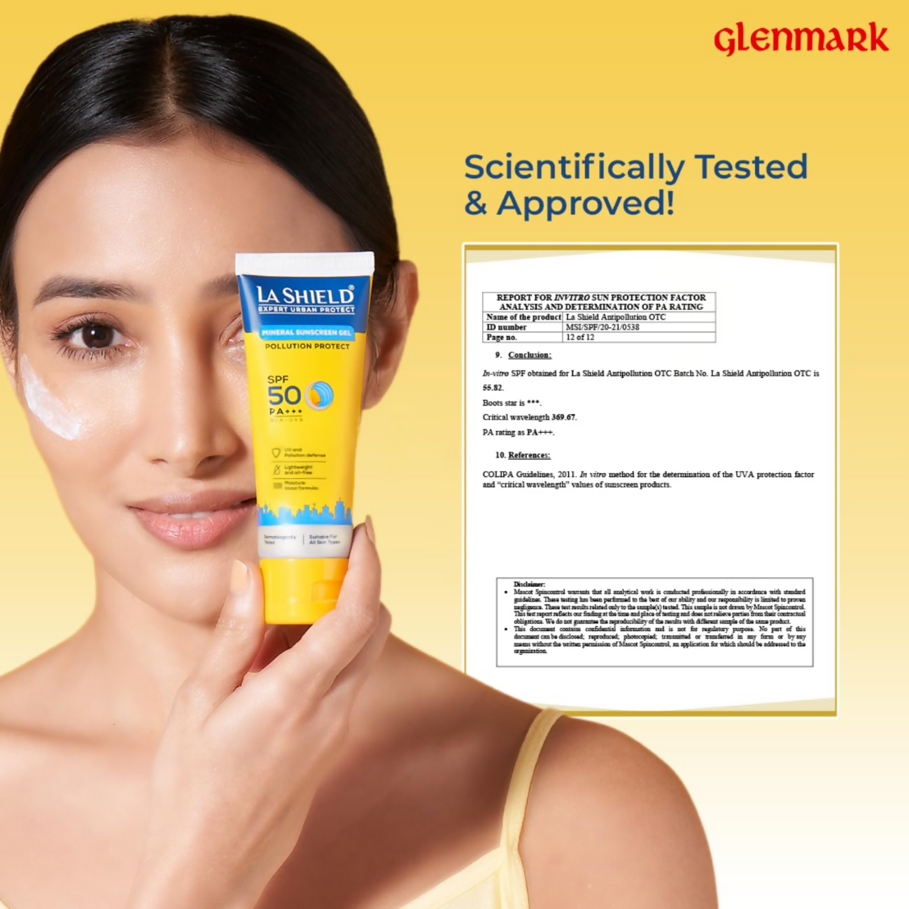 La Shield Pollution Protect SPF 50 Mineral Sunscreen Gel