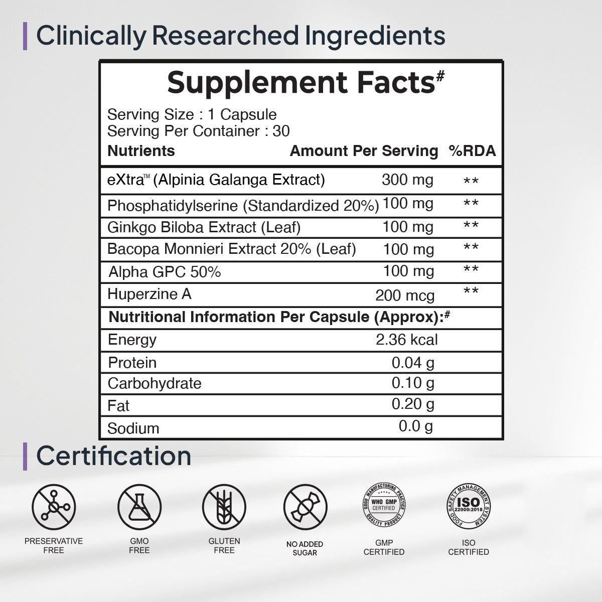 Miduty by Palak Notes Memory & Focus Capsules