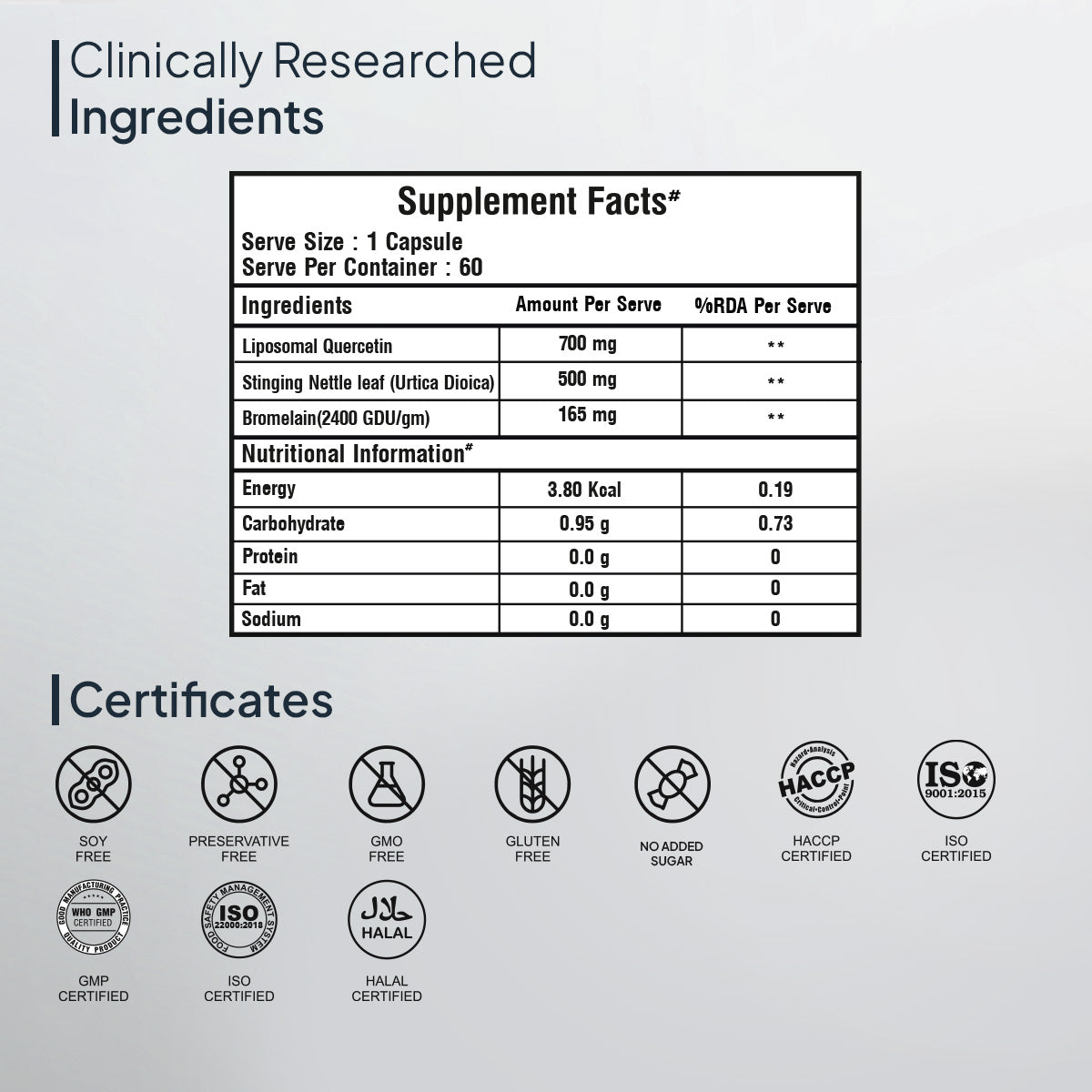 Miduty by Palak Notes Immune Shield Seasonal Allergies Capsules