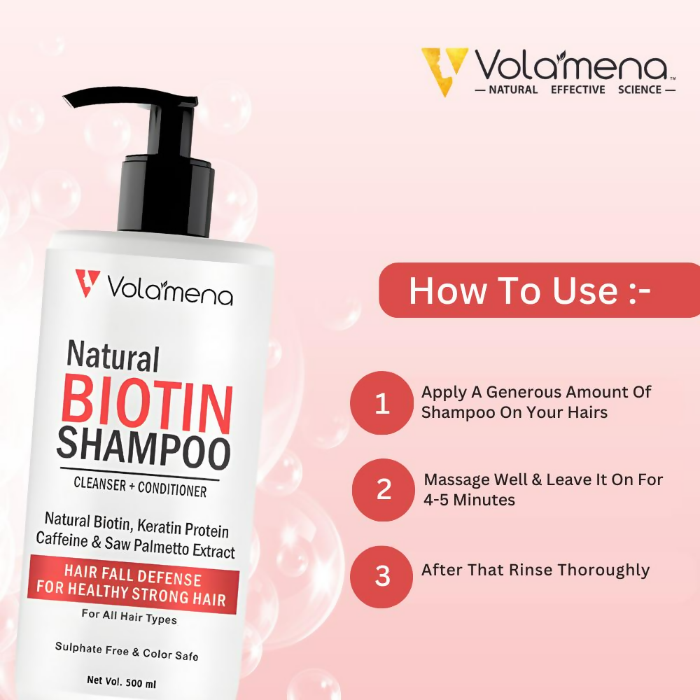Volamena Natural Biotin 2 In 1 Shampoo